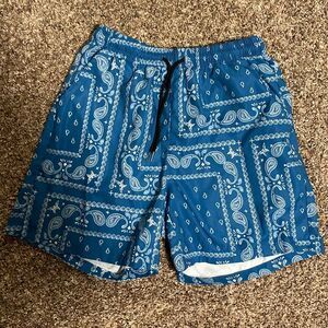 Blue Bandana style shorts